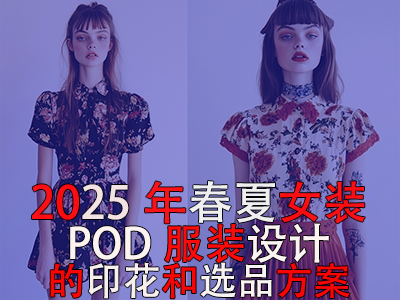 2025年春夏女裝：POD服裝設(shè)計的印花和選品方案