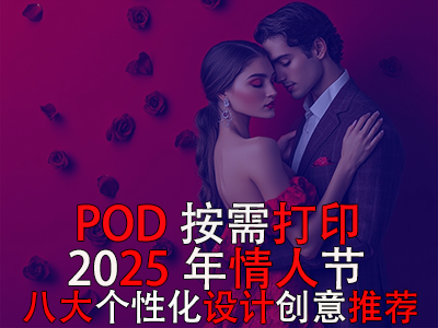 POD按需打印：2025年情人節(jié)八大個性化設(shè)計創(chuàng)意推薦