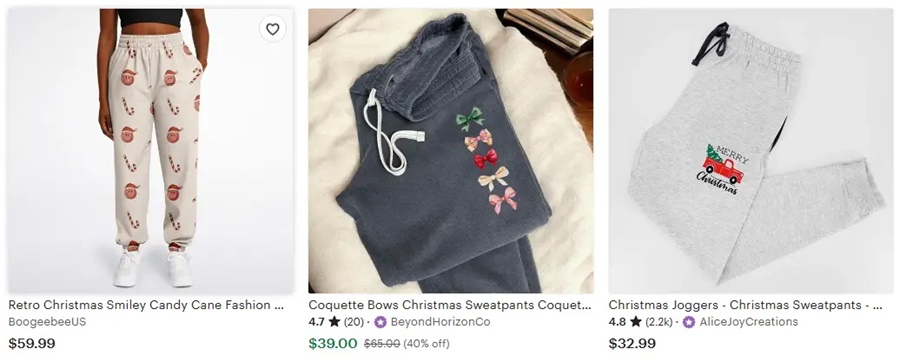 圣誕運(yùn)動褲家居褲子設(shè)計(jì)主題之復(fù)古圣誕美學(xué)