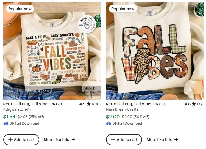 跨境選品思路，秋冬T恤設(shè)計元素推薦之純粹的秋意