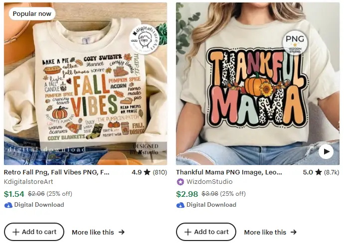 跨境選品思路，秋冬T恤設(shè)計元素推薦之感恩節(jié)主題